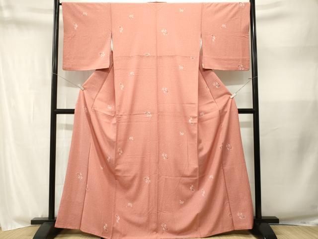 平和屋着物■小紋 霰枝花文 洗える着物 CABN1952ev