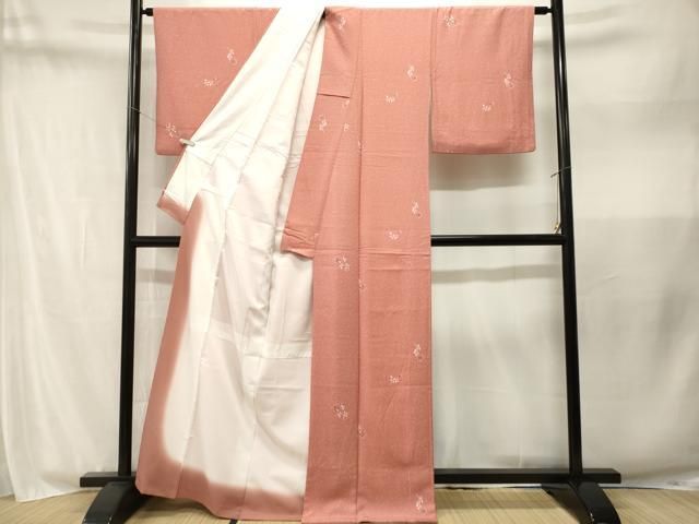 平和屋着物■小紋 霰枝花文 洗える着物 CABN1952ev