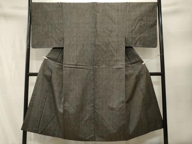 平和屋着物■男性 紬 幾何学文 正絹 逸品 CABN1972ev