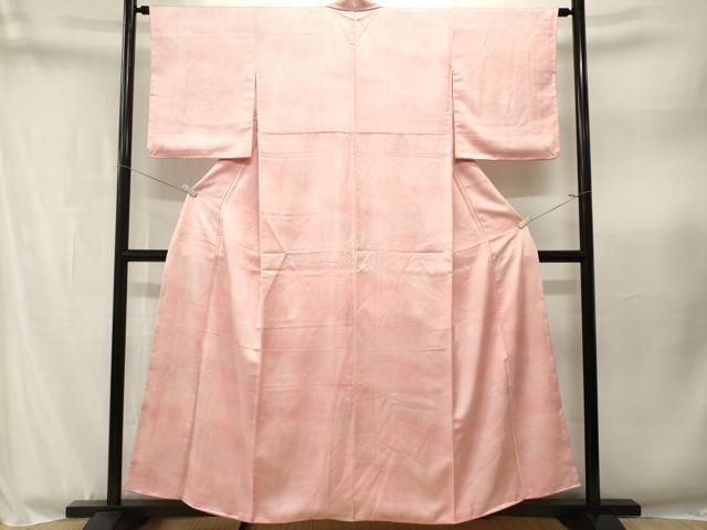 平和屋着物■上質な小紋 作家物 霞文 鹿の子地紋 暈し染め 正絹 逸品 CABN1976ev
