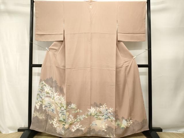 平和屋着物■豪華色留袖 作家物 風景文 暈し染め 正絹 逸品 CABN1977ev