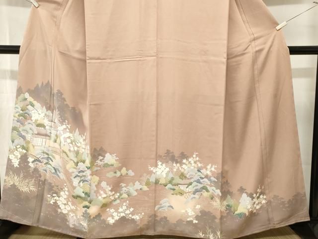 平和屋着物■豪華色留袖 作家物 風景文 暈し染め 正絹 逸品 CABN1977ev
