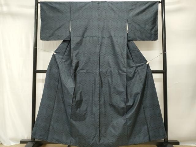 平和屋着物■本場大島紬 抽象文 正絹 逸品 CABN1978ev