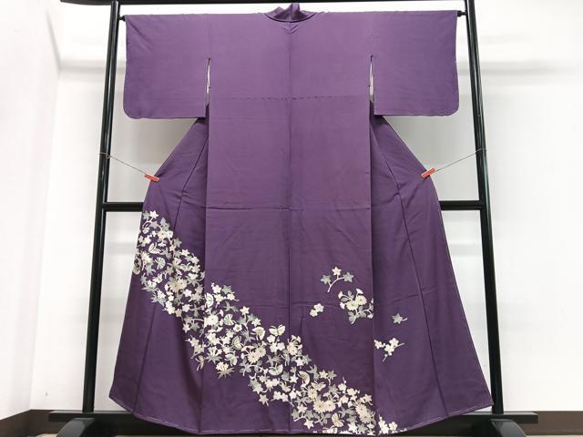 平和屋着物■色留訪問着 花鳥文 金彩 正絹 逸品 未使用 CABN2025xe