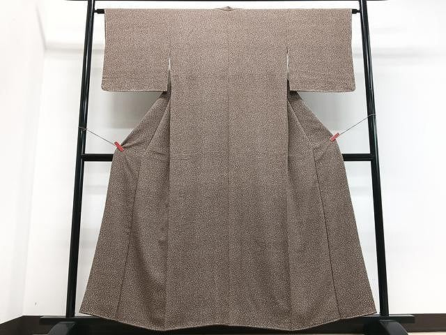 平和屋着物■上質な小紋 大小霰 正絹 逸品 未使用 CABN2045xe