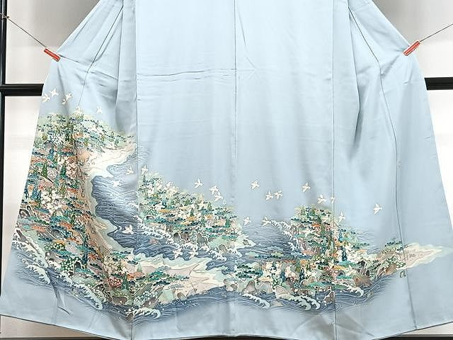 平和屋着物■豪華色留袖 作家物 風景文 暈し染め 正絹 逸品 CABN2053xe