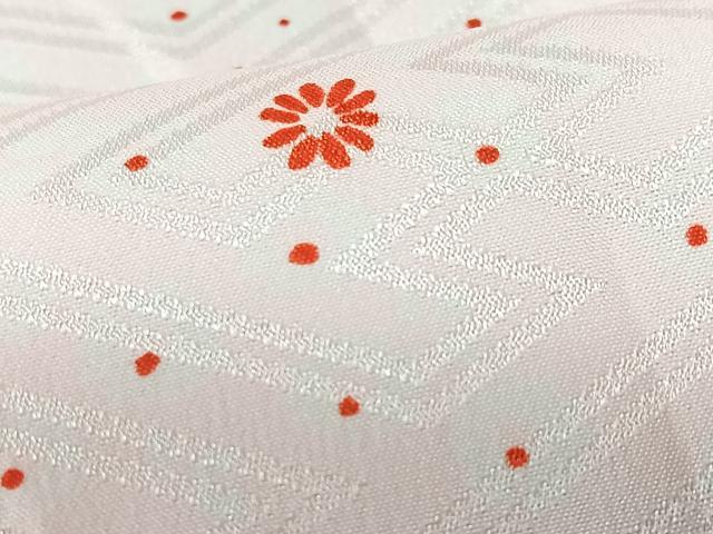 平和屋着物■長襦袢 無双仕立て 舞桜文 紗綾形地紋 洗える着物 CABN2090xe