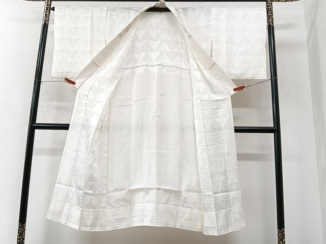 平和屋着物■長襦袢 無双仕立て 鱗地紋 半衿刺繍 洗える着物 CABN2095xe