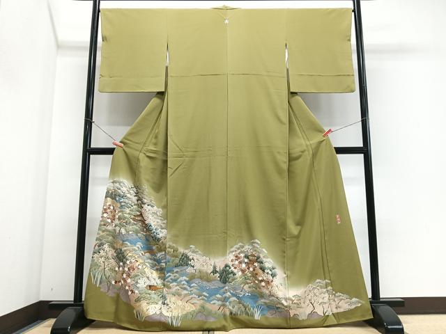 平和屋着物■豪華色留袖 金閣寺 暈し染め 金彩 正絹 逸品 CABN2145xe