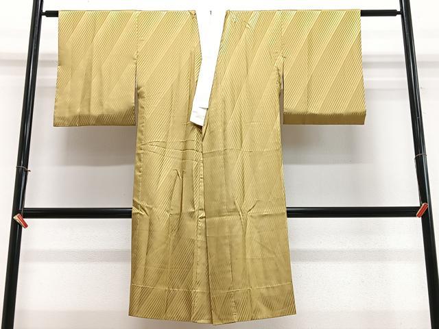 平和屋着物■長襦袢 無双仕立て 斜線文 正絹 逸品 CABN2148xe