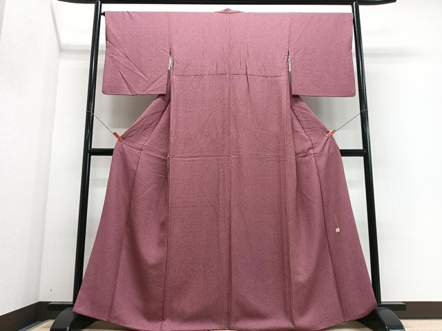 平和屋着物■本草木染作家 圓啓 江戸小紋 鮫小紋柄 正絹 逸品 CABN2161xe