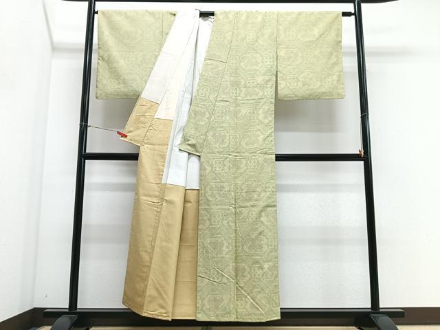 平和屋着物■上質な紬 有栖川文様 正絹 逸品 CABN2162xe