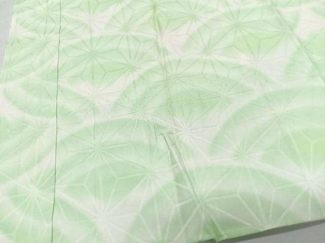 平和屋着物■長襦袢 袷 青海波麻の葉地紋 洗える着物 CABN2198xe