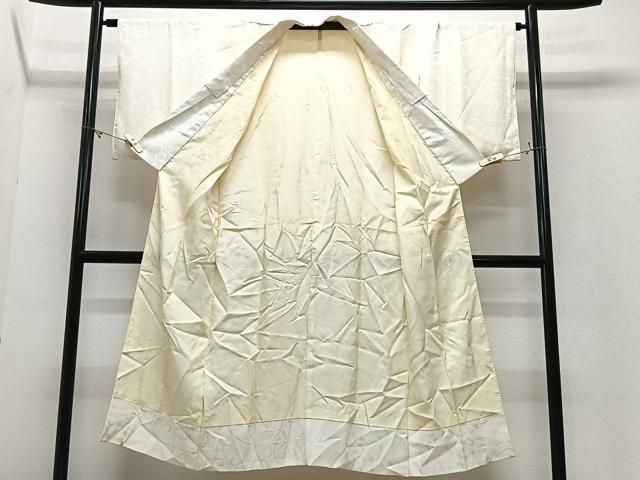平和屋着物■長襦袢 袷 花唐草地紋 洗える着物 CABN2199xe