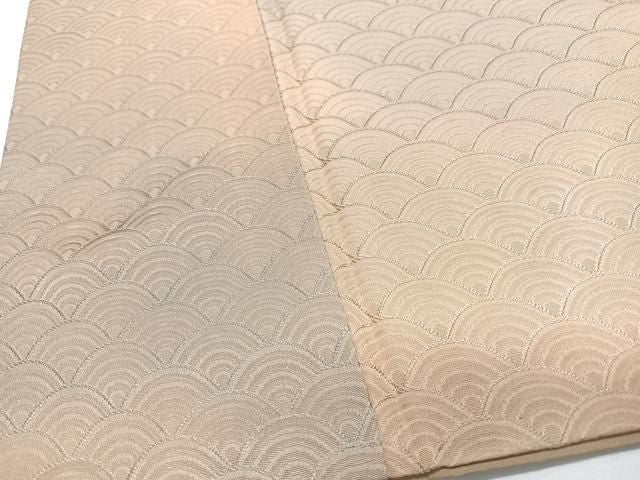 平和屋着物■上質な小紋 青海波地紋 暈し染め 正絹 逸品 CABN2206xe