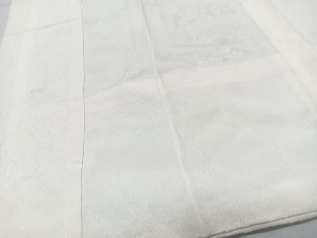 平和屋着物■長襦袢 無双仕立て 御所車花地紋 正絹 逸品 CABN2215xe