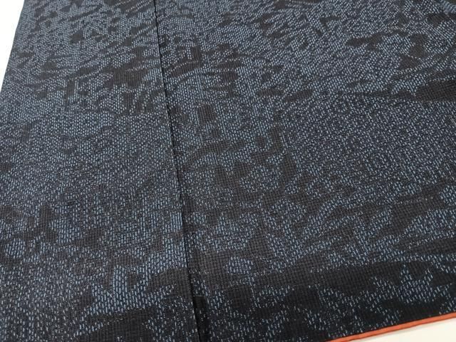 平和屋着物■上質な紬 吉祥花文 正絹 逸品 CABN2220xe