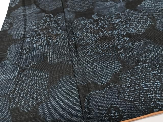 平和屋着物■上質な紬 舞花文 正絹 逸品 CABN2242xe