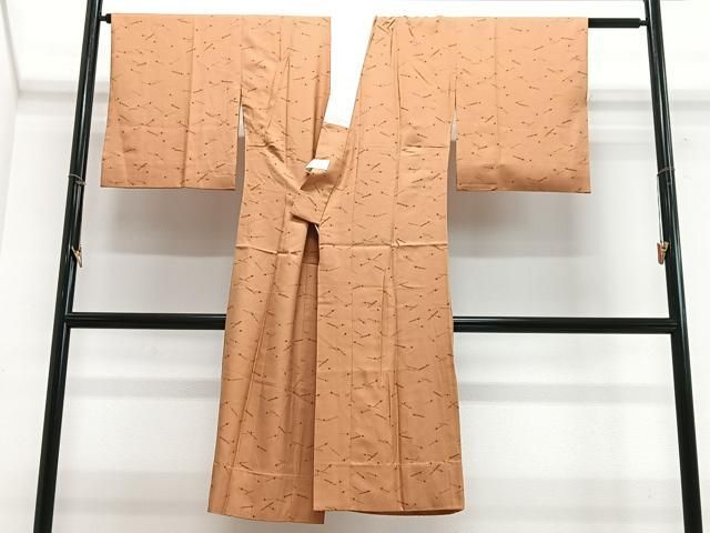 平和屋着物■長襦袢 無双仕立て 溢れ松葉文 正絹 逸品 CABN2259xe