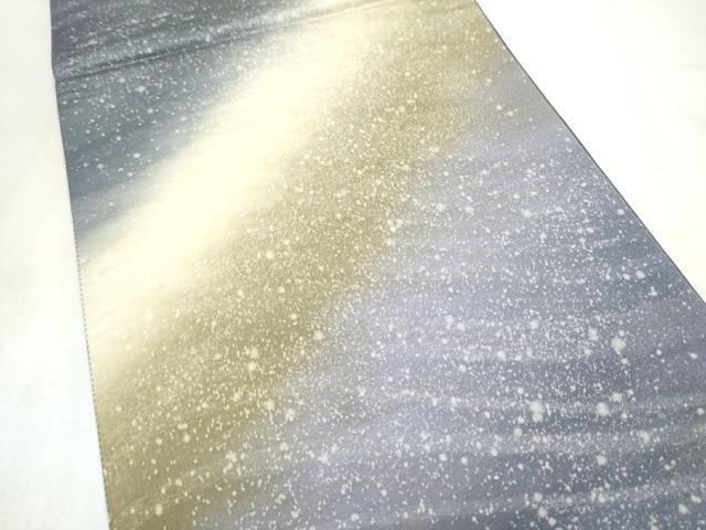 平和屋着物●全通柄袋帯 霞文 三越扱い 正絹 逸品 CABN2421hy