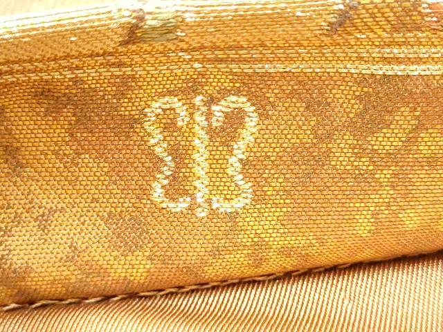 平和屋着物●西陣 川島織物 六通柄袋帯 花喰鳥 金糸 引箔 正絹 逸品 CABN2533hy