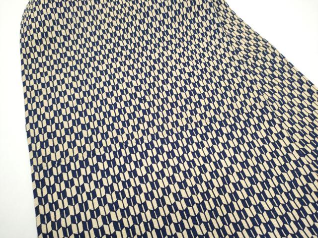 平和屋着物●創作 全通柄 九寸名古屋帯 矢羽根文 綿 逸品 CABN2791hy