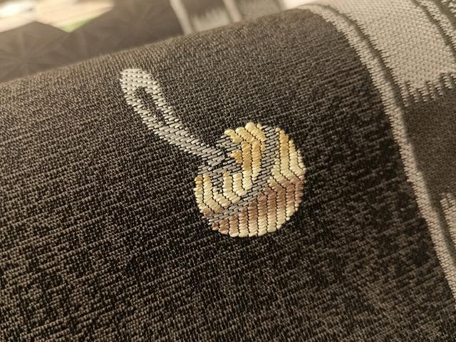 平和屋着物●六通柄袋帯 彩かさね こけし 証紙付き 正絹 逸品 CABN2843vp