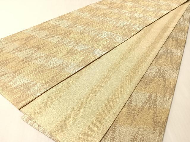 平和屋着物●両面 全通柄袋帯 幾何学文様 やまと誂製 正絹 逸品 未使用 CABN2900vp