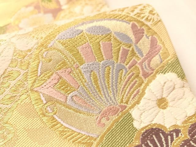 平和屋着物●西陣 京洛苑たはら 六通柄袋帯 唐織 春秋五彩 金銀糸 正絹 逸品 CABN3026vp