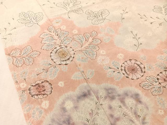 平和屋着物●訪問着 辻が花 絞り 手描き 正絹 逸品 未使用 CABN3069vp