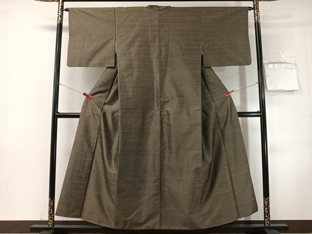 平和屋着物●上質な紬 霞文 ますいわ屋扱い 正絹 逸品 CABN3082vp