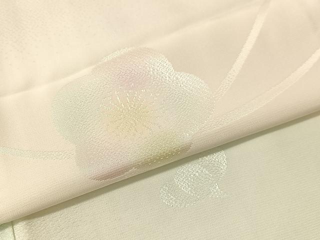 平和屋着物●長襦袢 袷 梅地紋 暈し染め 正絹 逸品 CABN3154vp