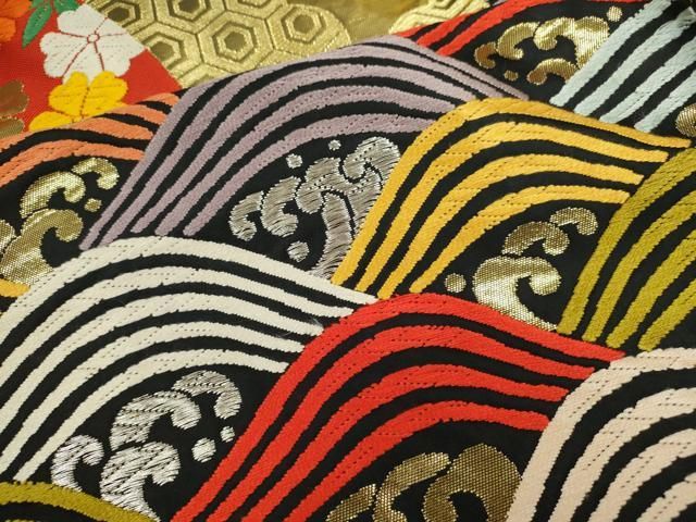 平和屋本店●色打掛 お引きずり 和装 婚礼 結婚式 花嫁 神社挙式 唐織 扇面鳳凰立波文 金銀糸 逸品 CABN3536ze