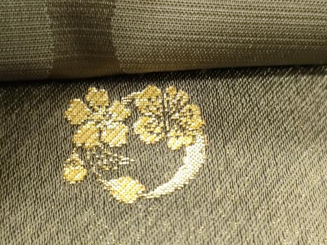 平和屋着物●両面 全通柄袋帯 舞桜文 金糸 ますいわ屋扱い 正絹 逸品 CABN3624dy