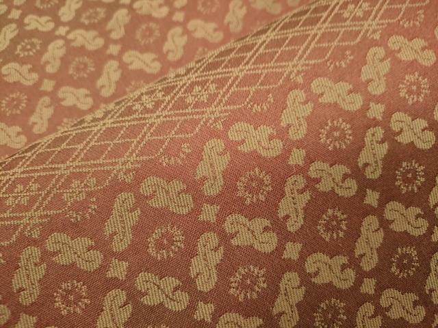 平和屋着物●こむさでもーど・COMME CA DU MODE 六通柄袋帯 横段幾何学文 正絹 逸品 CABN3770dy