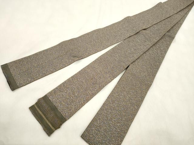 平和屋着物●男性 本場筑前博多織 角帯 霞文 正絹 逸品 CABN3894dy
