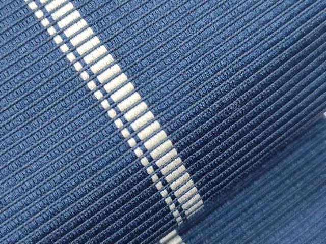 平和屋着物●男性 本場筑前博多織 両面 角帯 間道 正絹 逸品 CABN3905dy