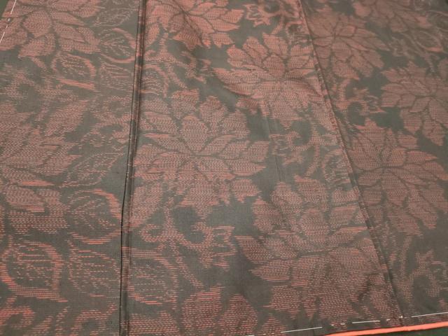 平和屋着物■本場大島紬 枝花文 正絹 逸品 未使用 CABN4449oy