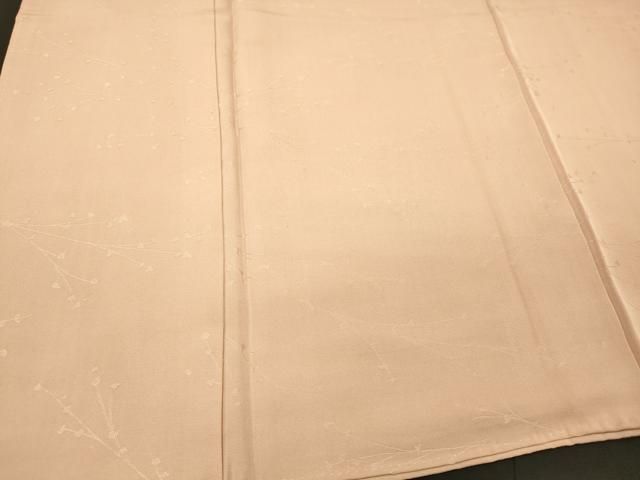 平和屋着物■上質な色無地 枝葉地紋 淡香色 正絹 逸品 CABN4526oy