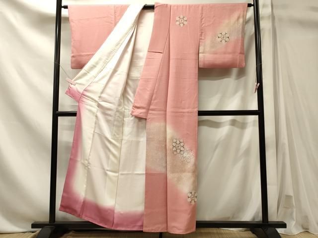 平和屋着物■中国三大刺繍 スワトウ刺繍 訪問着 正倉院花文 暈し染め 正絹 逸品 CABN4538oy