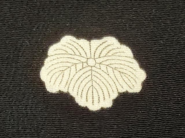 平和屋着物■豪華黒留袖 駒刺繍 尾長鳥花文 暈し染め 金彩 正絹 逸品 CABN4554oy