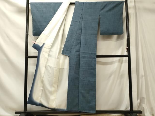 平和屋着物■上質な紬 霞文 正絹 逸品 CABN4563oy