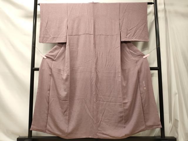平和屋着物■江戸小紋 作家物 鮫小紋柄 鬼しぼ縮緬 正絹 逸品 CABN4565oy