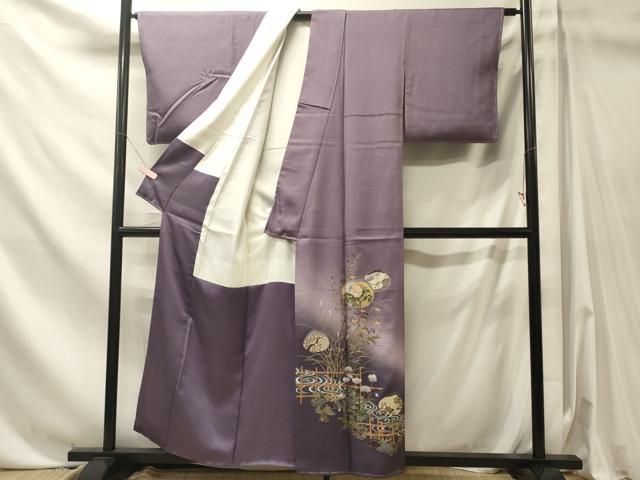 平和屋着物■豪華色留袖 流水草花文 暈し染め 金彩 正絹 逸品 未使用 CABN4571oy