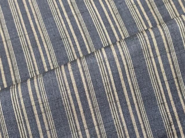 平和屋着物■上質な紬 縞 正絹 逸品 未使用 CABN4594oy