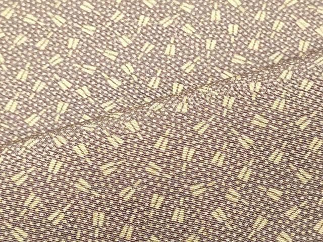 平和屋着物■江戸小紋 扇子文 正絹 逸品 CABN4608oy