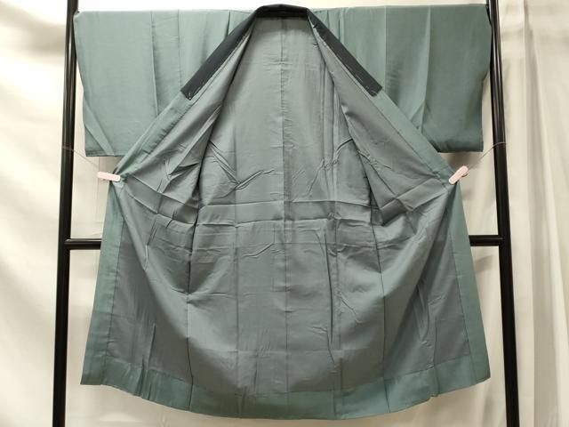 平和屋着物■男性 長襦袢 袷 手描き 絞り 枝梅文 正絹 逸品 CABN4612oy