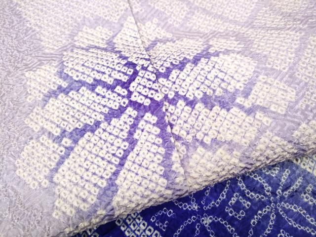 平和屋着物●豪華振袖 総絞り 熨斗舞花文 正絹 逸品 CABN4913ut