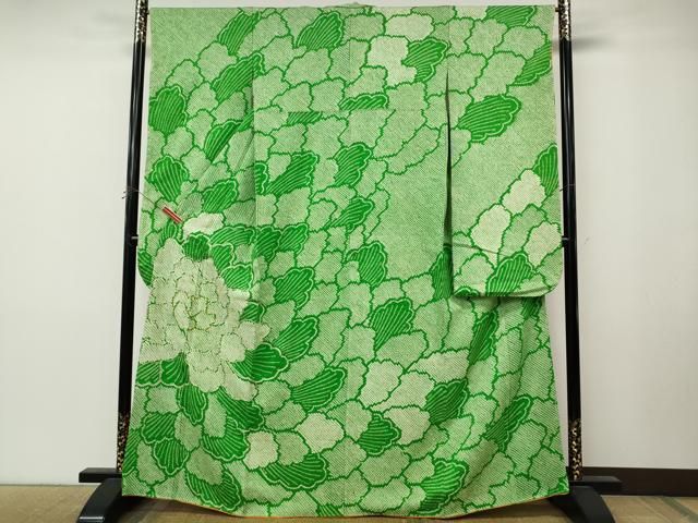 平和屋着物●豪華振袖 総絞り 駒刺繍 舞花文 正絹 逸品 CABN4915ut