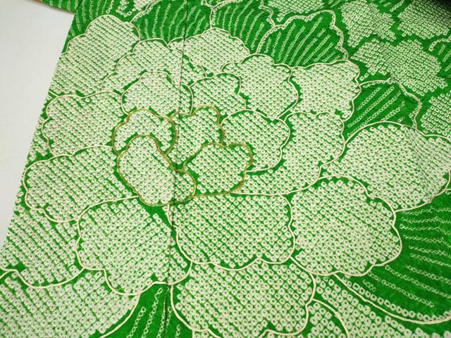 平和屋着物●豪華振袖 総絞り 駒刺繍 舞花文 正絹 逸品 CABN4915ut